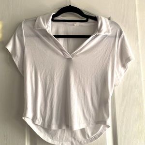 white Old Navy Ultralite top size Large